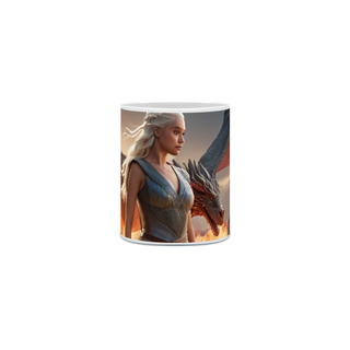 Nome do produtoCaneca Targaryen: Um Brinde à Rainha dos Dragões