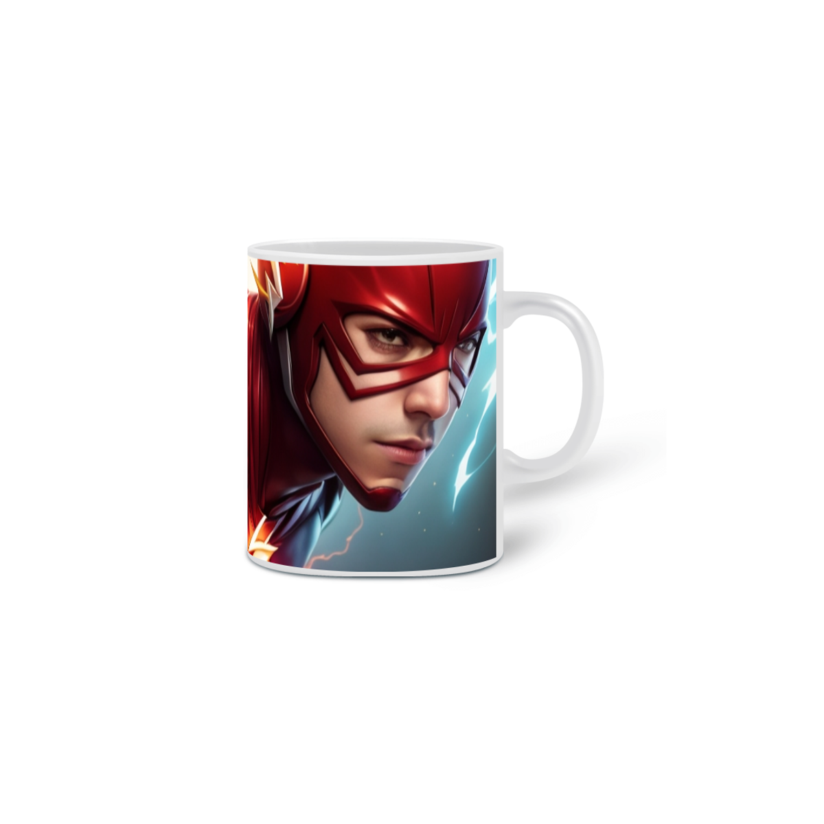 Nome do produto: Herói do Café: Caneca Mágica Inspirada no Flash