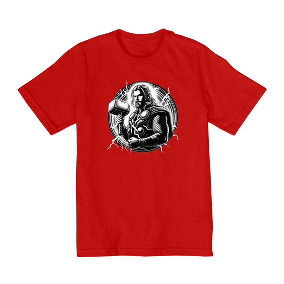 Pequeno Deus do Trovão: Camiseta do Thor para Mini-Heróis