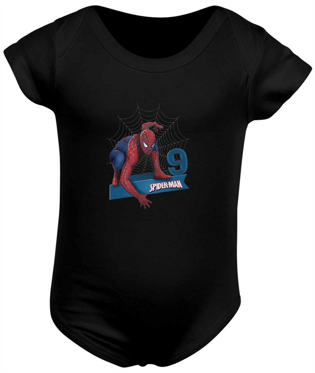 Nome do produto: Body infantil 09 aninhos spiderman