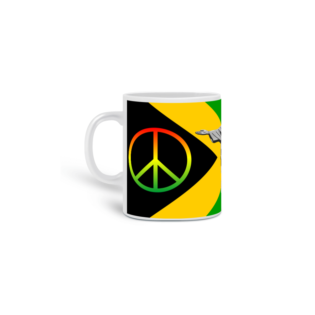 Nome do produto: Caneca bandeira da jamaica