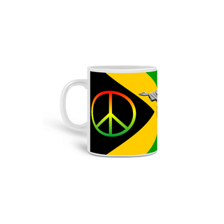 Caneca bandeira da jamaica