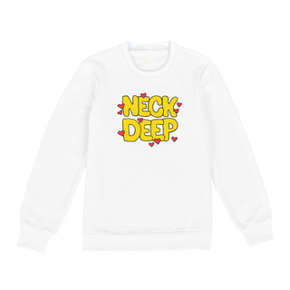 Nome do produtoMoletom Neck Deep - Yellow Logo