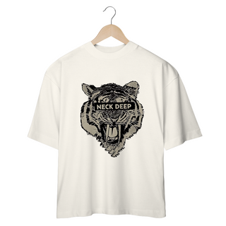 Nome do produtoCamiseta Oversized Neck Deep - Tiger