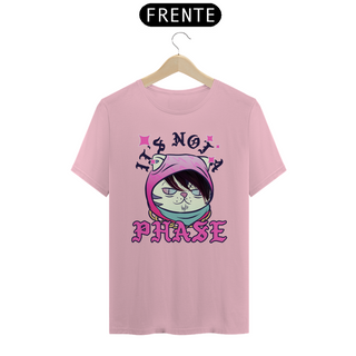 Nome do produtoCamiseta It's Not a Phase - Emo Cat