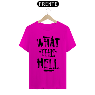 Nome do produtoCamiseta Avril Lavigne - What The Hell (black stamp)