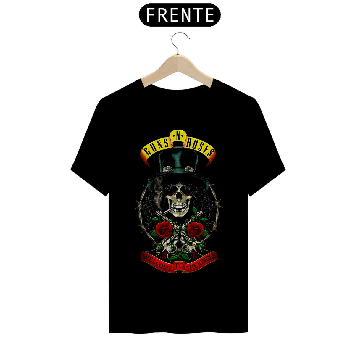 Nome do produto: Camiseta Guns N Roses edição rock