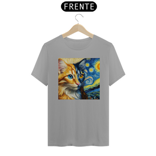 Nome do produtoCamiseta Unissex - Gato Van Gogh