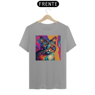 Nome do produtoCamiseta Unissex - Gato color