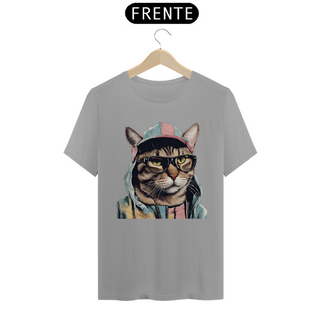 Nome do produtoCamiseta Unissex - Gato Rapper