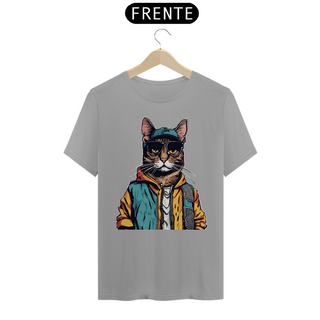 Nome do produtoCamiseta Unissex - Gato Rapper