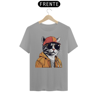 Nome do produtoCamiseta Unissex - Gato Rapper