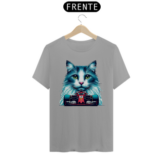 Nome do produtoCamiseta Unissex - Gato F1 