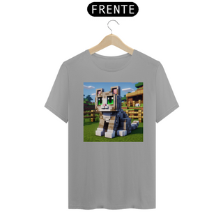 Nome do produtoCamiseta Unissex - Gato Minecraft