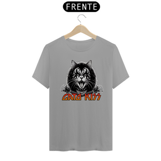 Nome do produtoCamiseta Unissex - Gato Kiss