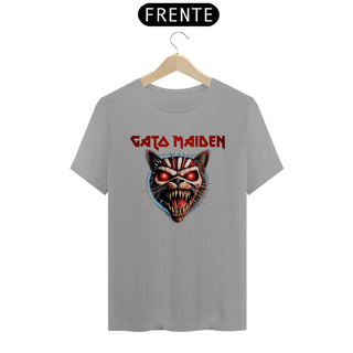 Nome do produtoCamiseta Unissex - Gato Maiden