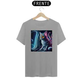 Nome do produtoCamiseta Unissex - Gato extraterrestre