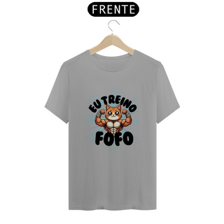 Nome do produtoCamiseta Unissex - Eu treino fofo