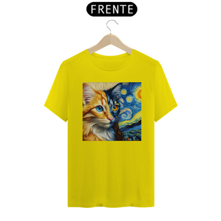 Nome do produtoCamiseta Unissex - Gato Van Gogh