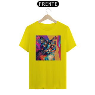 Nome do produtoCamiseta Unissex - Gato color