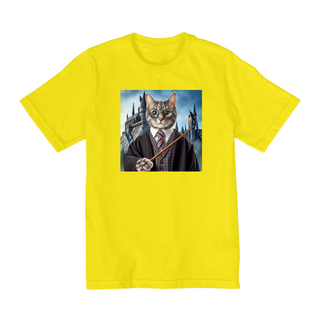 Nome do produtoCamiseta Infantil - Gato Potter