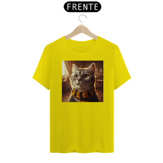 Nome do produtoCamiseta Unissex - Gato Potter Lufa-Lufa