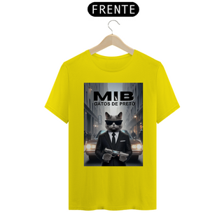 Nome do produtoCamiseta Unissex - MIB Gatos de Preto