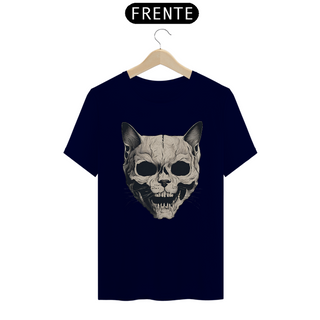 Nome do produtoCamiseta Unissex - Gato caveira