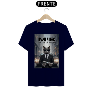 Nome do produtoCamiseta Unissex - MIB Gatos de Preto