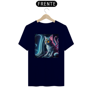 Nome do produtoCamiseta Unissex - Gato extraterrestre