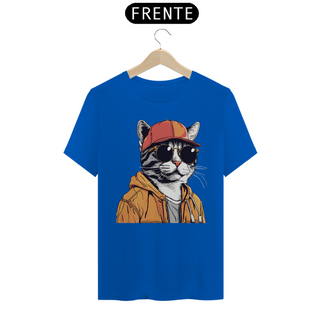 Nome do produtoCamiseta Unissex - Gato Rapper