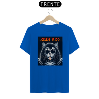 Nome do produtoCamiseta Unissex - Gato Kiss