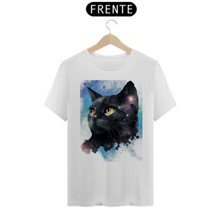 Nome do produtoCamiseta Unissex - Gato preto