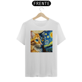 Nome do produtoCamiseta Unissex - Gato Van Gogh