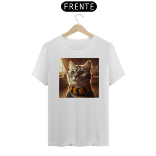 Nome do produtoCamiseta Unissex - Gato Potter Lufa-Lufa