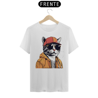 Nome do produtoCamiseta Unissex - Gato Rapper