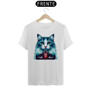 Nome do produtoCamiseta Unissex - Gato F1 