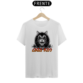 Nome do produtoCamiseta Unissex - Gato Kiss