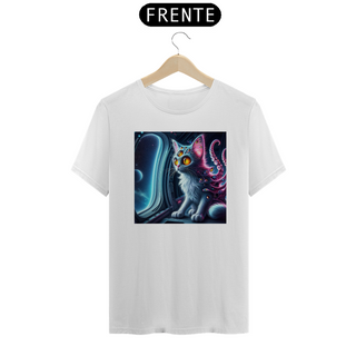 Nome do produtoCamiseta Unissex - Gato extraterrestre