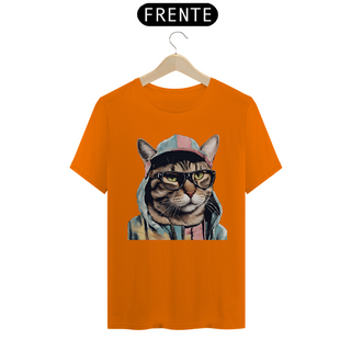 Nome do produtoCamiseta Unissex - Gato Rapper