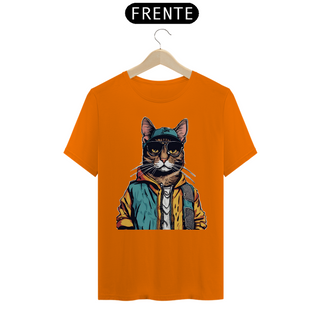 Nome do produtoCamiseta Unissex - Gato Rapper