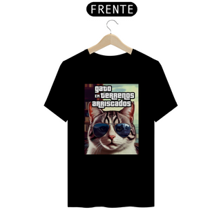 Nome do produtoCamiseta Unissex - Gato GTA