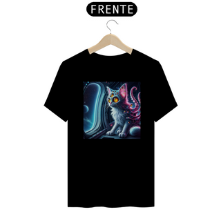 Nome do produtoCamiseta Unissex - Gato extraterrestre