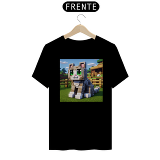 Nome do produtoCamiseta Unissex - Gato Minecraft