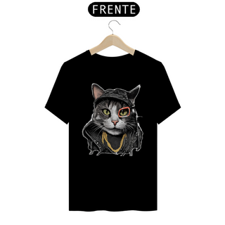 Nome do produtoCamiseta Unissex - Gato Rapper