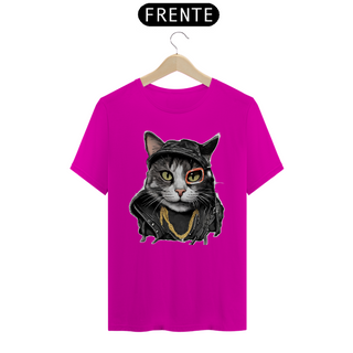 Nome do produtoCamiseta Unissex - Gato Rapper