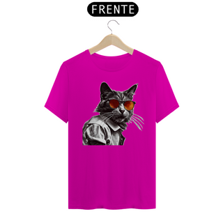 Nome do produtoCamiseta Unissex - Gato de óculos