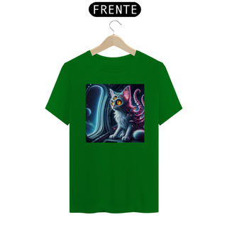 Nome do produtoCamiseta Unissex - Gato extraterrestre