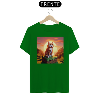 Nome do produtoCamiseta Unissex - Gato Minecraft