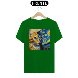 Nome do produtoCamiseta Unissex - Gato Van Gogh